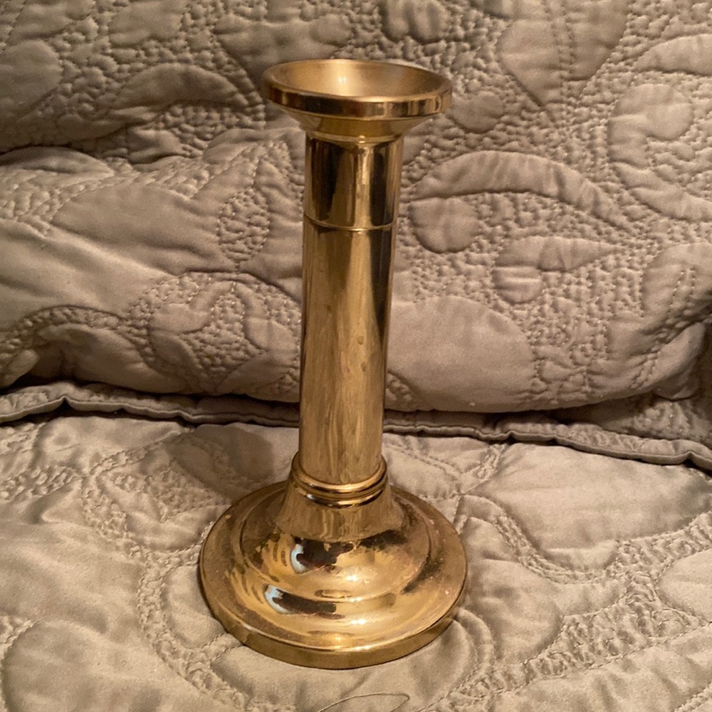 Vintage 6" Baldwin brass candlestick